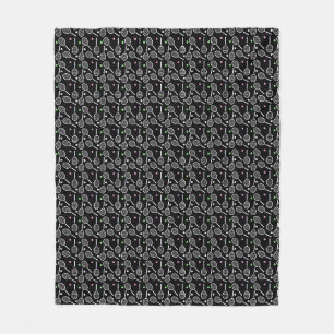 Couverture Polaire Motif de raquette de tennis