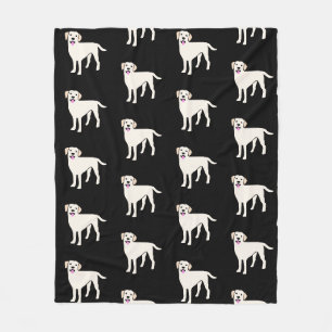 Couverture Polaire Motif de recherche du Labrador du Laboratoire jaun