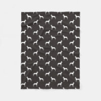 Motif de silhouettes de great dane