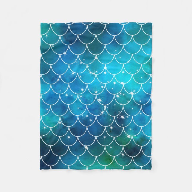 Couverture Polaire Motif de sirène (Devant)