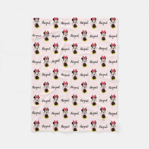 Couverture Polaire Motif de souris Minnie classique personnalisé