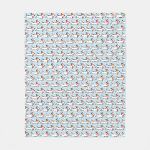 Couverture Polaire Motif de terriers de Jack Russell