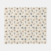 Motif d'icônes western vintage