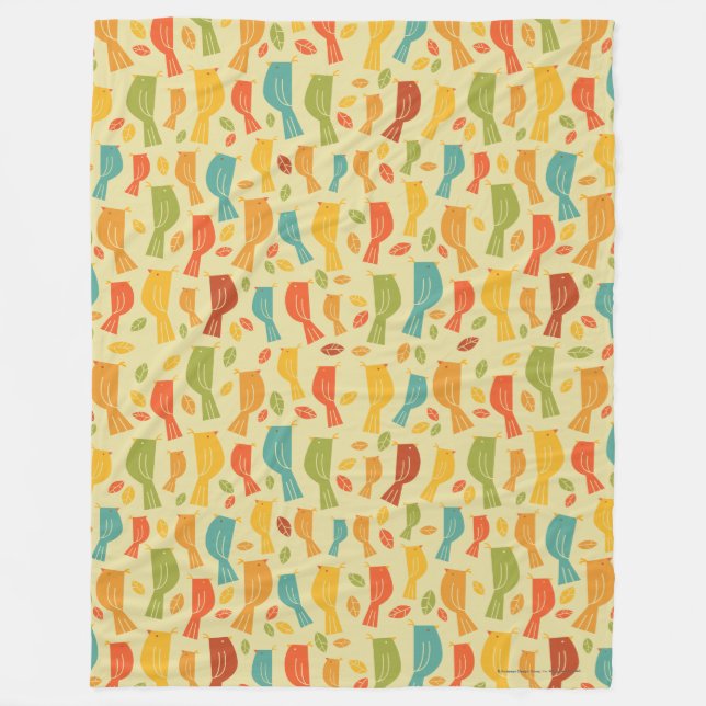 Couverture Polaire Motif du sud d'oiseau de diagramme de grammaire (Devant)