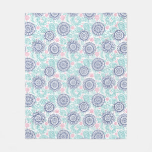 Couverture Polaire Motif ethnique de Paisley