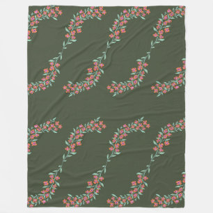 Couverture Polaire Motif floral