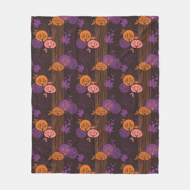 Couverture Polaire Motif floral 2 3 (Devant)