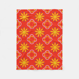 Couverture Polaire Motif géométrique de rétro