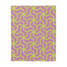 Motif géométrique rétro-rétro ZigZag jaune rose