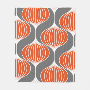 Couverture Polaire Motif géométrique sans couture avec des lignes ond