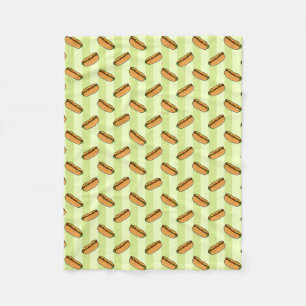 Couverture Polaire Motif Hot Dog