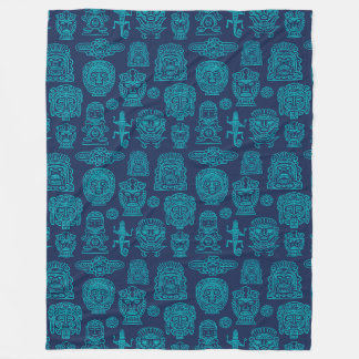 Couverture Polaire Motif inspiré par Aztec
