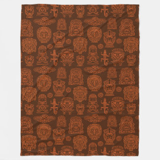 Couverture Polaire Motif inspiré par Aztec