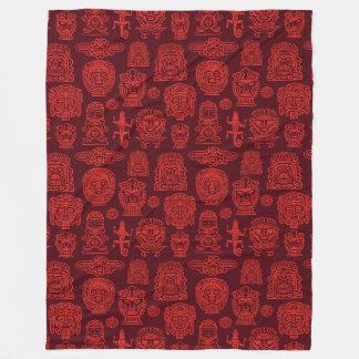 Couverture Polaire Motif inspiré par Aztec