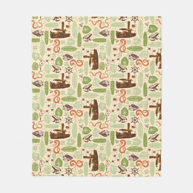 Couverture Polaire Motif Jungle Cruise (Devant)