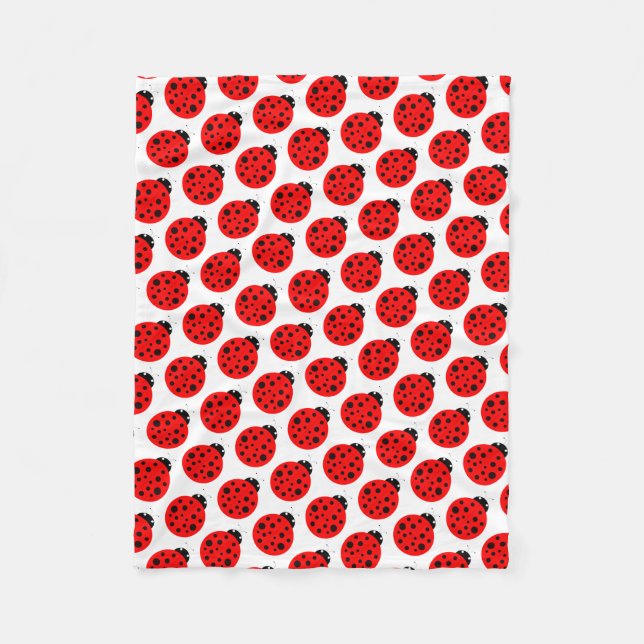 Couverture Polaire Motif Ladybug (Devant)