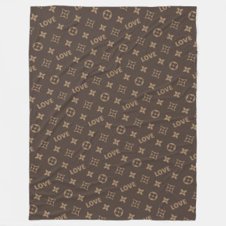 Couverture Polaire Motif Louis Vuitton