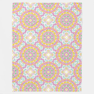 Couverture Polaire Motif Mandala