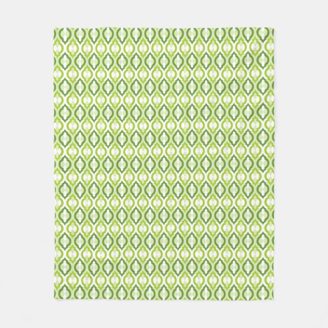 Couverture Polaire Motif marocain de style (Devant)