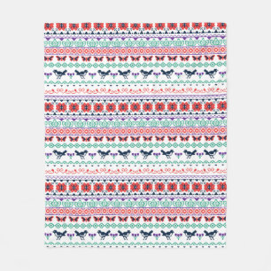 Couverture Polaire Motif mexicain de Frida Kahlo  