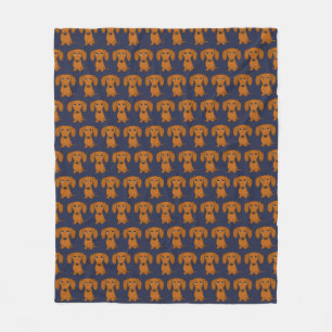 Couverture Polaire Motif mignon de teckels