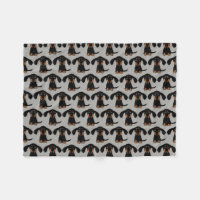 Motif mignon de teckels