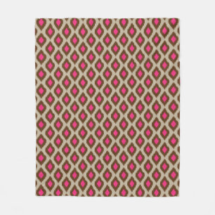 Couverture Polaire Motif moderne d'ikat