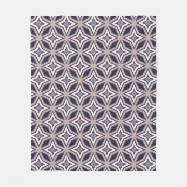Couverture Polaire Motif moyen-oriental de la géométrie croisée de l' (Devant)