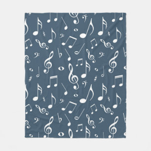Couverture Polaire Motif musical