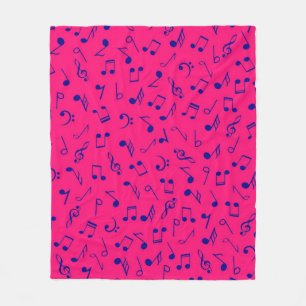 Couverture Polaire Motif musical