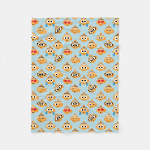 Couverture Polaire Motif Nemo Emoji