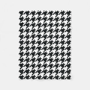 Couverture Polaire Motif noir blanc de Houndstooth