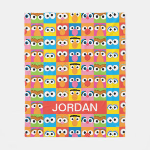 Couverture Polaire Motif personnalisé de yeux de personnages de Rue S