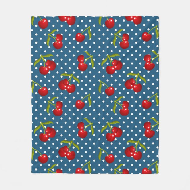 Couverture Polaire Motif Pois Motif  Dot Illustrateur Po (Devant)