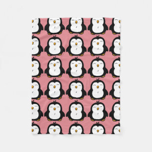 Couverture Polaire Motif potelé mignon d'image de pingouin