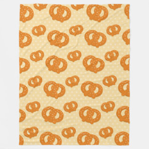 Couverture Polaire Motif Pretzel   Amusants & Savoureux Snack Design