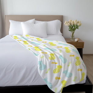 Couverture Polaire Motif Rainbow Pineappy