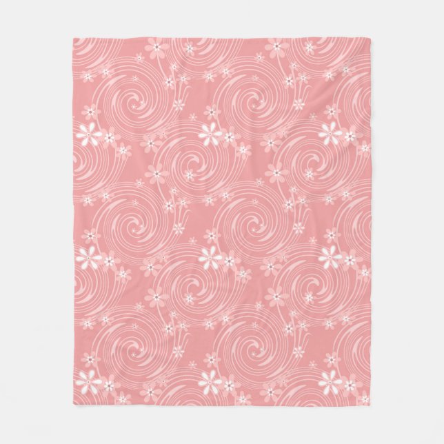 Couverture Polaire Motif rétro (Devant)