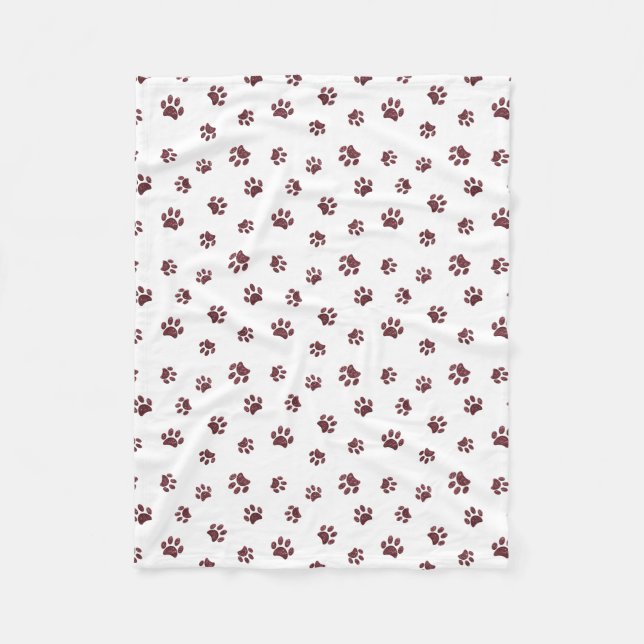 Couverture Polaire Motif rose Gold Parties scintillant Empreintes de  (Devant)