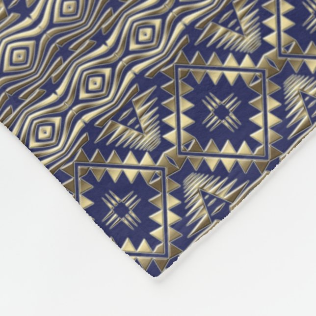 Couverture Polaire motif sans couture africain ethnique (Coin)