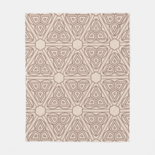 Couverture Polaire motif sans couture géométrique décorative. illustr