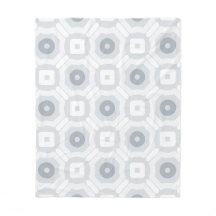 Motif scandinave gris blanc Hexagon Cercle