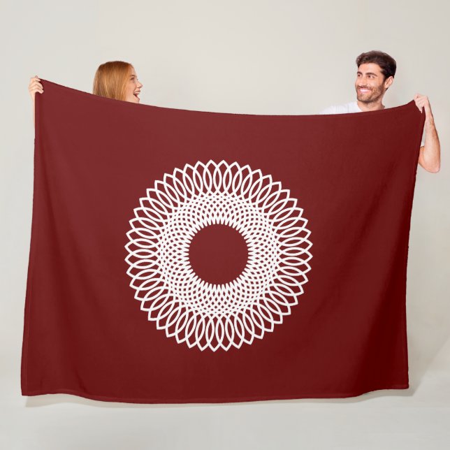 Couverture Polaire Motif, Talking Canyons, Nouveau-Mexique Fleece (En situation)