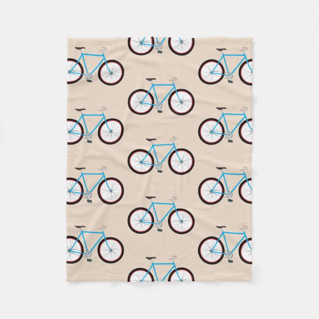 Couverture Polaire Motif vélo (Devant)