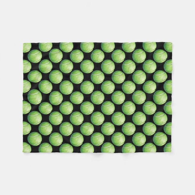 Couverture Polaire Motifs de balle de tennis (Devant (Horizontal))