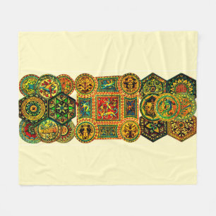 Couverture Polaire Motifs de la Renaissance italienne