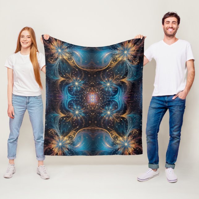 Couverture Polaire Motifs de mandelbrot torse (En situation)