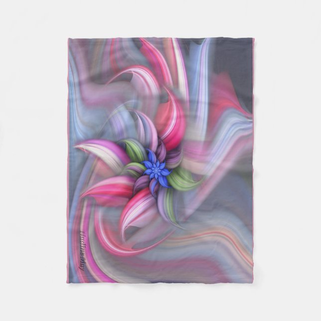 Couverture Polaire Motifs en effervescence (Devant)