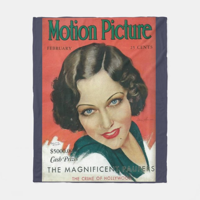 Couverture Polaire Motion Picture Février 1931 Gloria Swanson couvert (Devant)