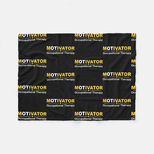 Couverture Polaire Motivateur d'orthopédisme d'un thérapeute (Devant (Horizontal))